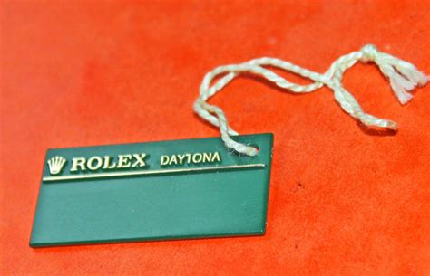 rolex daytona hang tag